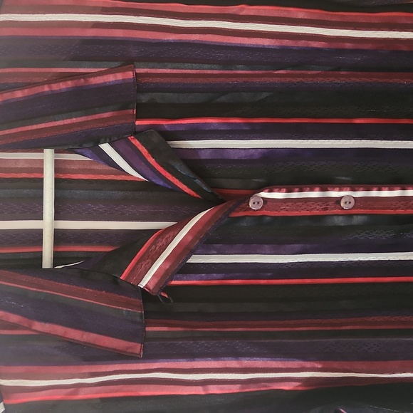 ALIA metallic stripped blouse - Picture 2 of 5